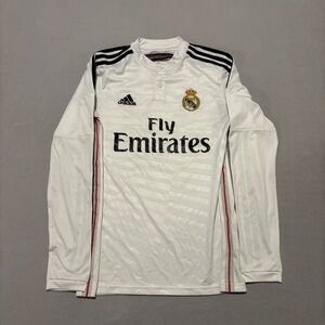 Real Madrid 2014 2015 Cristiano Ronaldo Jersey Size S White Long Sleeves Casual